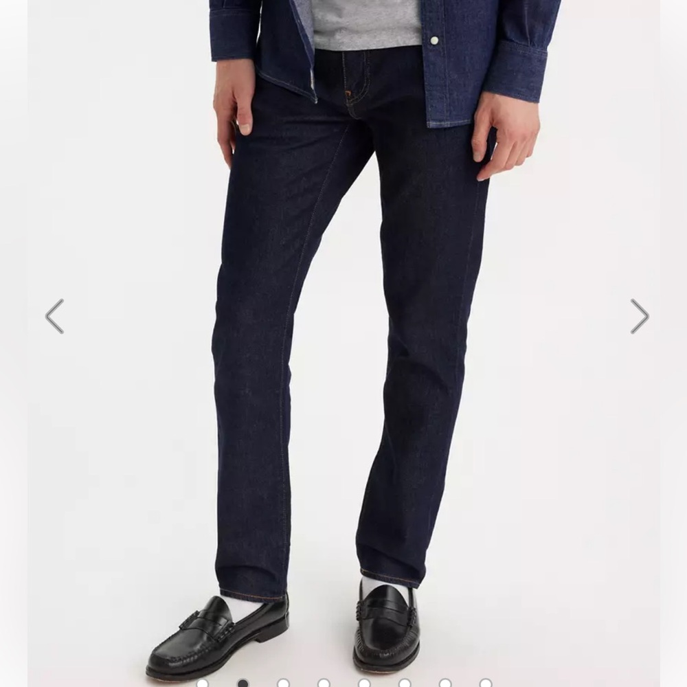 NWT Levi’s men’s 511 slim stretchy jeans dark blue/black